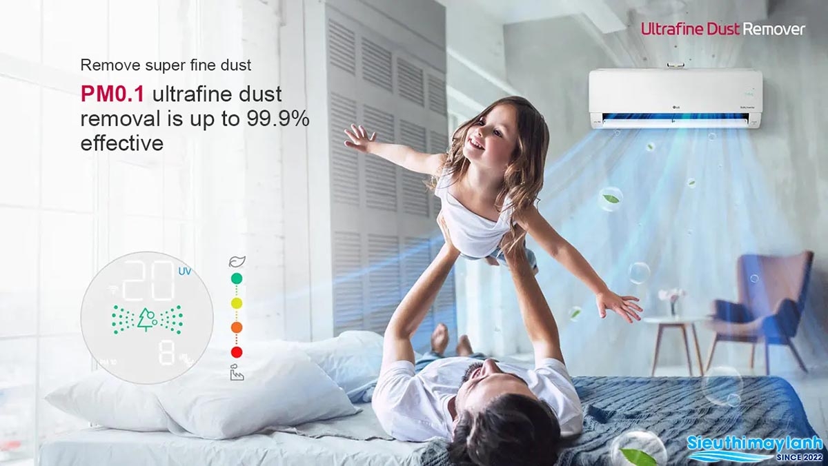 công nghệ lọc kháng khuẩn khử mùi trên máy lạnh LG - hình 3