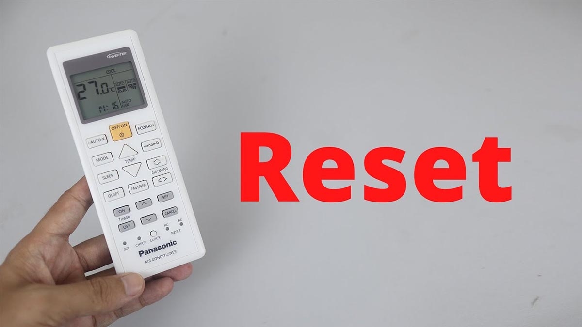 reset điều khiển điều hòa Panasonic - hình 5