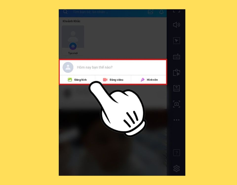 Lựa chọn video và hình ảnh muốn đăng