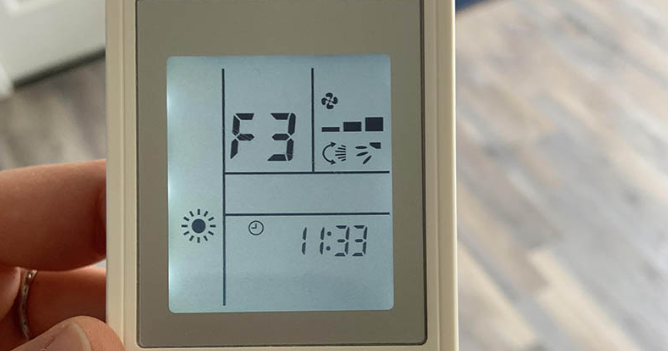 Nhận biết điều hoà Daikin báo lỗi F3 và cách khắc phục