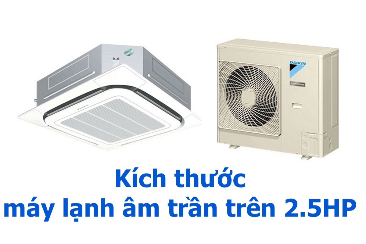 kích thước máy lạnh âm trần - hình 4
