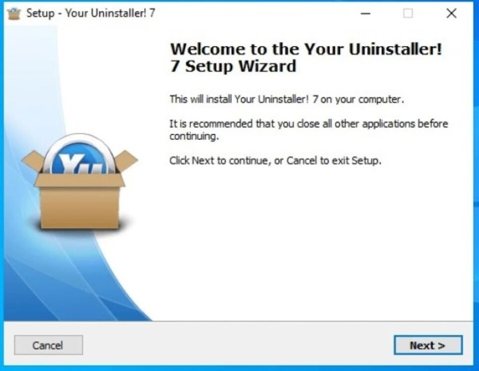 Cài đặt Your Uninstaller 