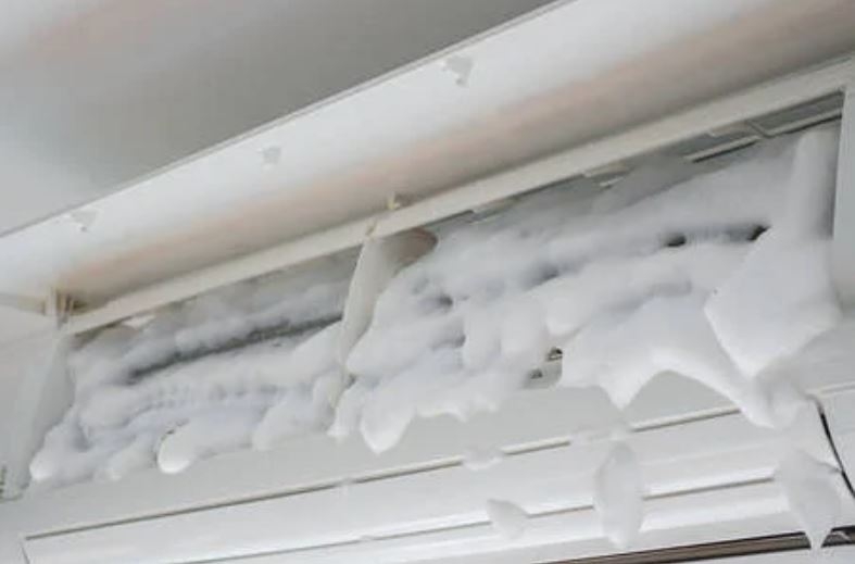 Dàn lạnh bị đóng tuyết 2