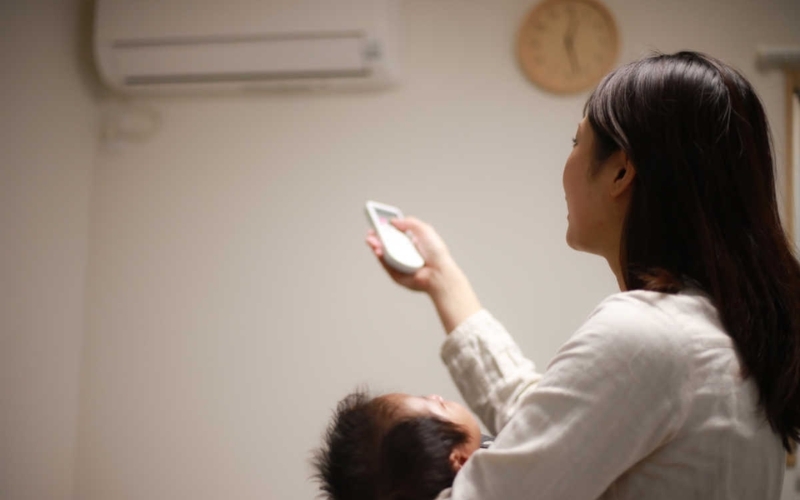 Sử dụng điều hòa cho trẻ em