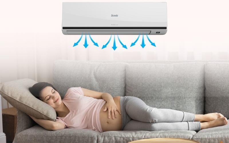 Sử dụng điều hòa cho phụ nữ mang thai