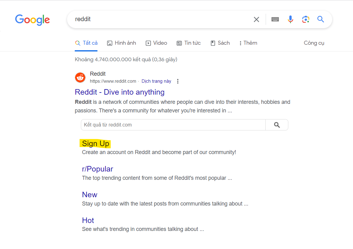 Tạo tài khoản Reddit như thế nào?