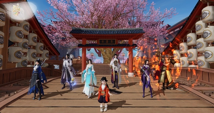 Người chơi sẽ hóa thân thành các nhân vật đại diện cho 7 môn phái khác nhau