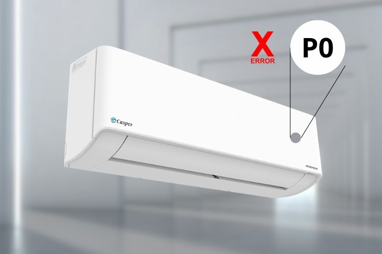 Máy lạnh Casper báo lỗi E0