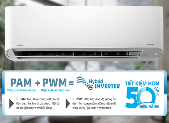Công nghệ Hybrid Inverter trên điều hòa Toshiba 2023 là gì? Mang đến những lợi ích gì? 1