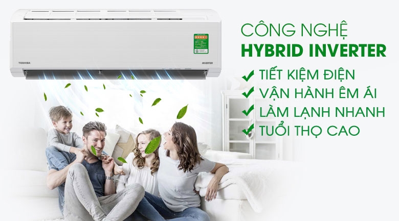 Công nghệ Hybrid Inverter trên điều hòa Toshiba 2023 là gì? Mang đến những lợi ích gì? 3