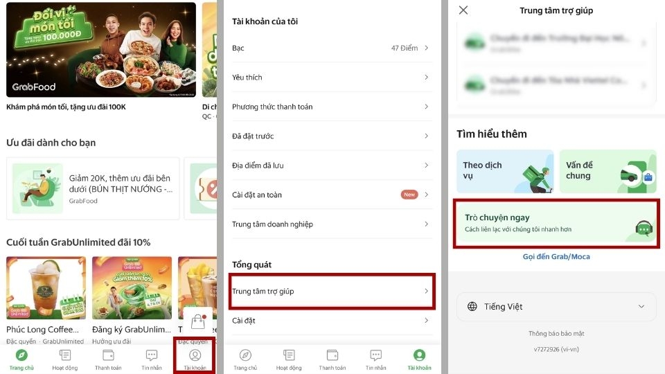 Nhắn tin trực tiếp qua ứng dụng