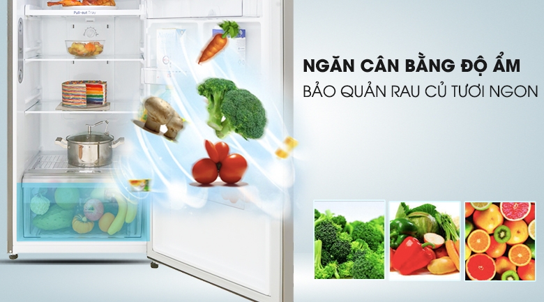 ngăn cân bằng độ ẩm tủ lạnh LG 01