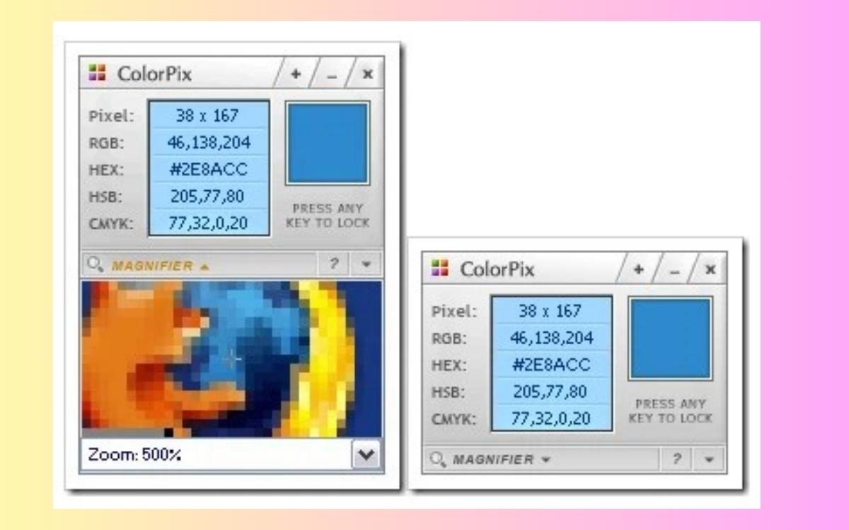 ColorPix: Phần mềm lấy mã màu từng điểm ảnh