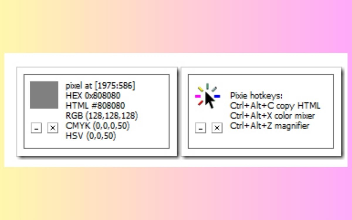 Pixie: Phần mềm lấy mã màu miễn phí và hiệu quả