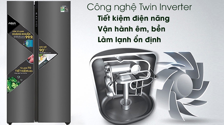 Khám phá những tiện ích tủ lạnh ngăn đá dưới Aqua (hình 4)