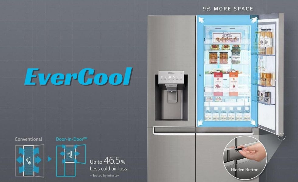 Công nghệ EverCool trên tủ lạnh LG