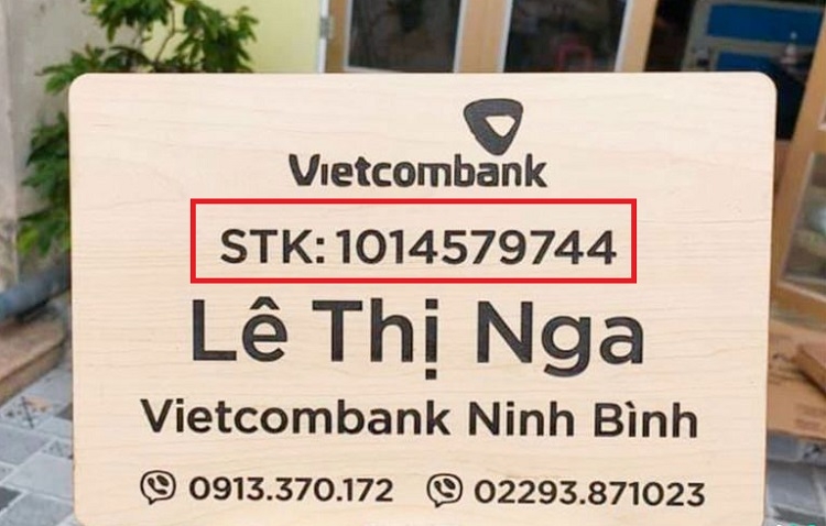 Số tài khoản ngân hàng