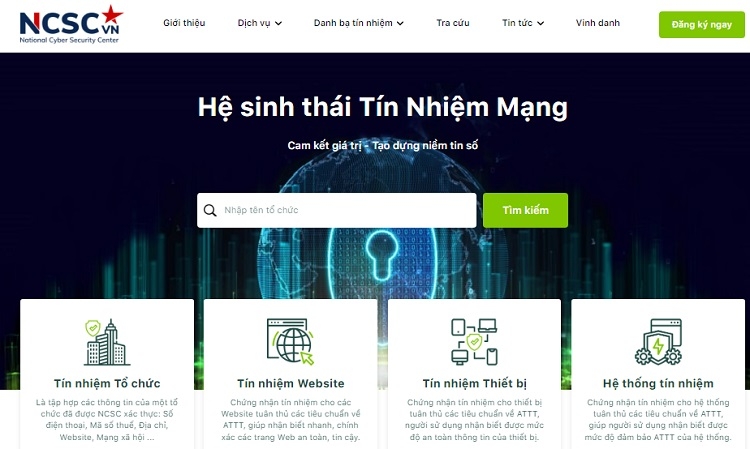 Truy cập vào hệ thống tín nhiệm mạng
