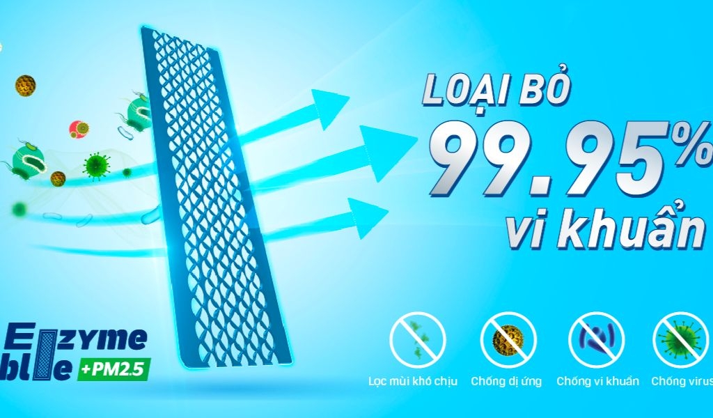 Phin lọc Enzym Blue kết hợp lọc bụi mịn PM2.5 là gì? Có lợi ích gì đối với sức khỏe? 2