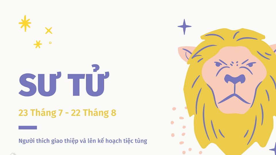 Ngày sinh của cung Sư Tử