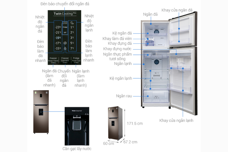 Đánh giá tủ lạnh Samsung Inverter 319 lít RT32K5930DX/SV - hình 2