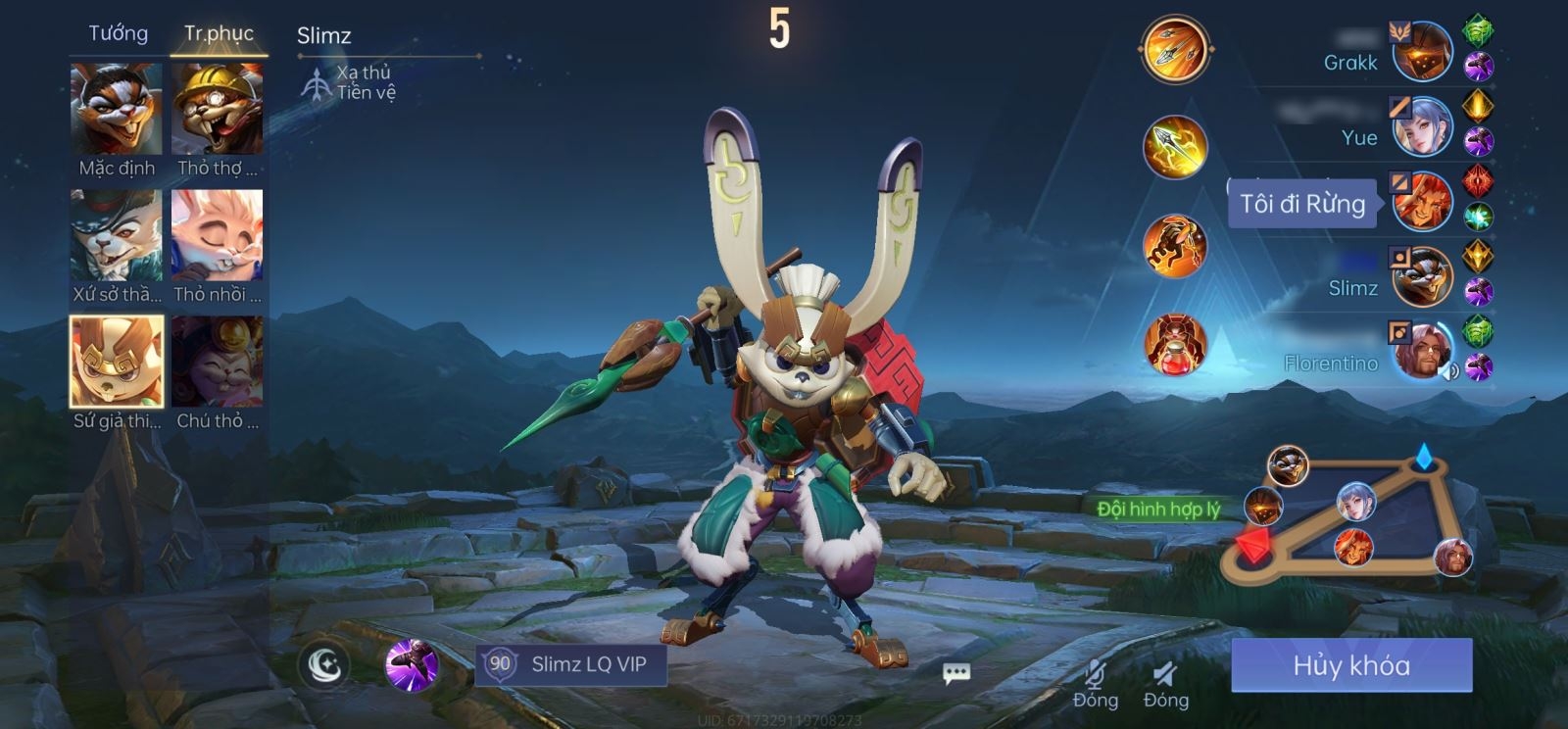 cách chơi slimz liên quân 1