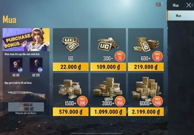 9 cách nạp PUBG Mobile, nạp UC chiết khấu cao, an toàn, nhanh chóng - hình 18
