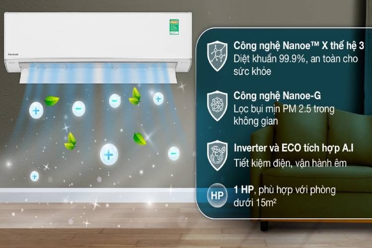 Đánh giá máy lạnh Panasonic 2 chiều cao cấp xz 2023 (hình 12)