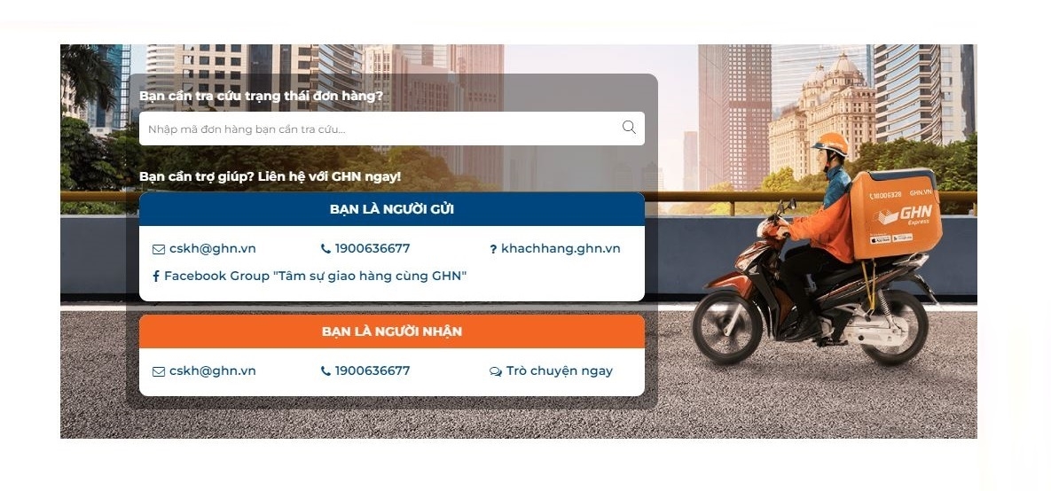 Cách tra cứu đơn hàng GHN 2