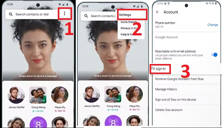 Cách gọi video call trên tivi Samsung sử dụng ứng dụng Google Duo - hình 4