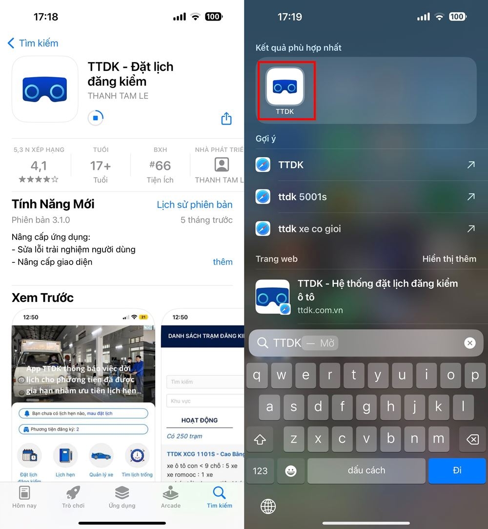 Cách tra cứu phạt nguội trên ứng dụng TTDK 1