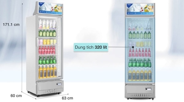 Tủ mát Aqua 320 lít AQS-AF440S