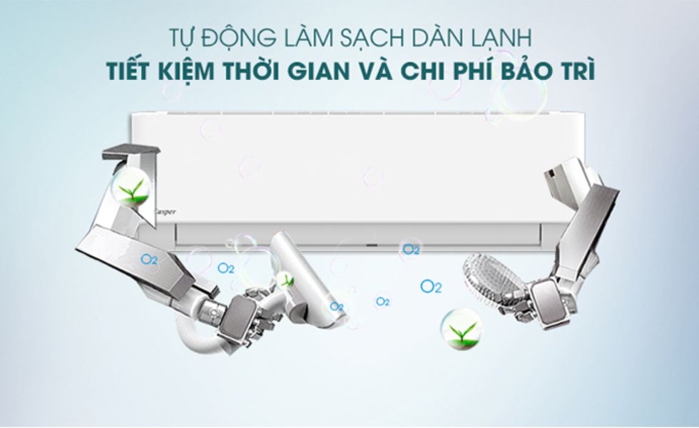 auto clean tiết kiệm chi phí vệ sinh