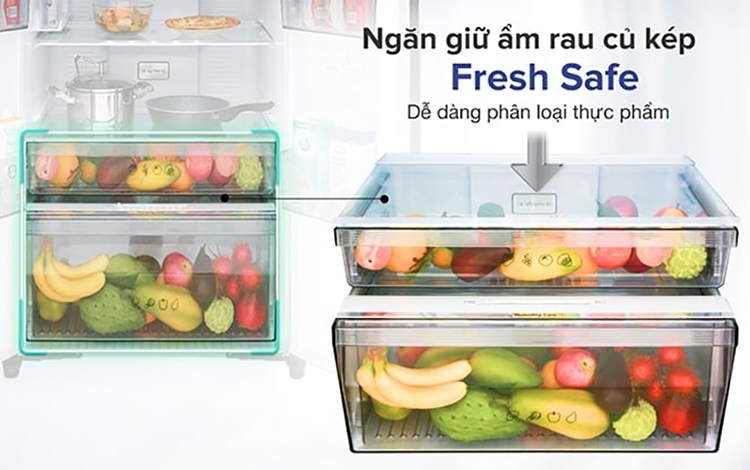 Tủ lạnh lấy nước ngoài kháng khuẩn Panasonic (hình 9)