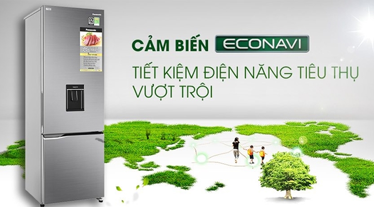 Tủ lạnh lấy nước ngoài kháng khuẩn Panasonic (hình 7)