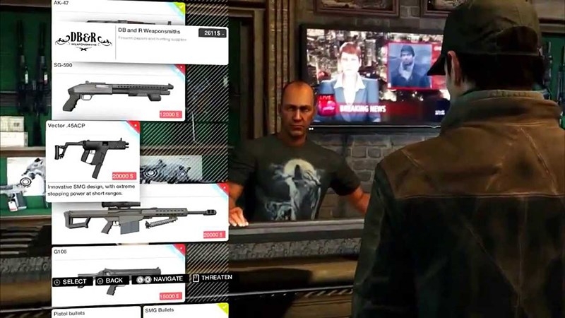 Mua vũ khí trực tiếp trong game