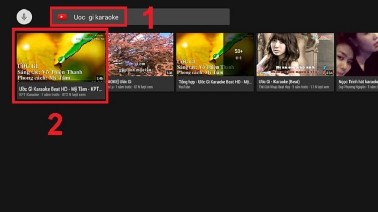 Sử dụng ứng dụng Youtube để hát karaoke