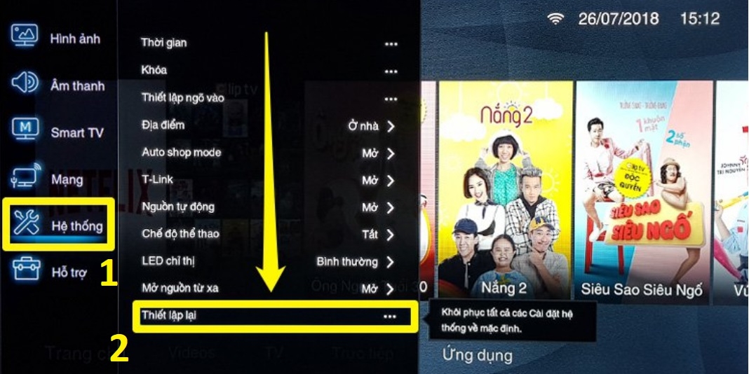 Ở giao diện của Cài đặt, bạn chọn Hệ thống