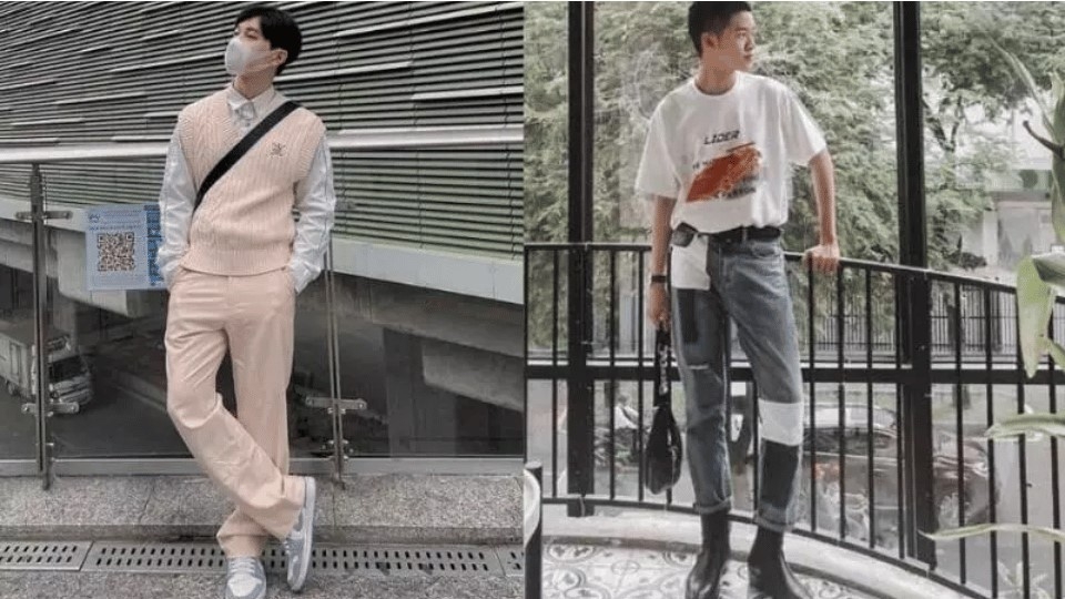 Cách tạo dáng với trang phục mix player