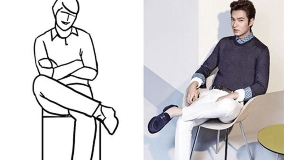 Cách tạo dáng ngồi ghế ngược