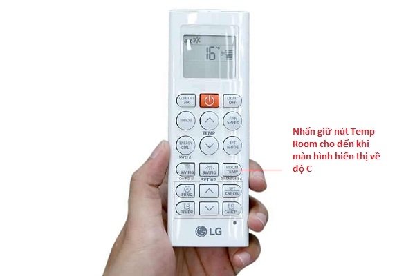 [ HƯỚNG DẪN ] Đổi độ F sang độ C trên máy lạnh nhanh chóng và chi tiết nhất