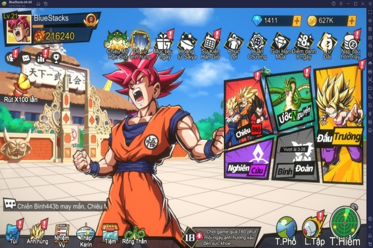 Chiến binh truyền thuyết - Game đấu tướng phiên bản Dragon Ball cực hay mới nhất 2023 - Hình 3