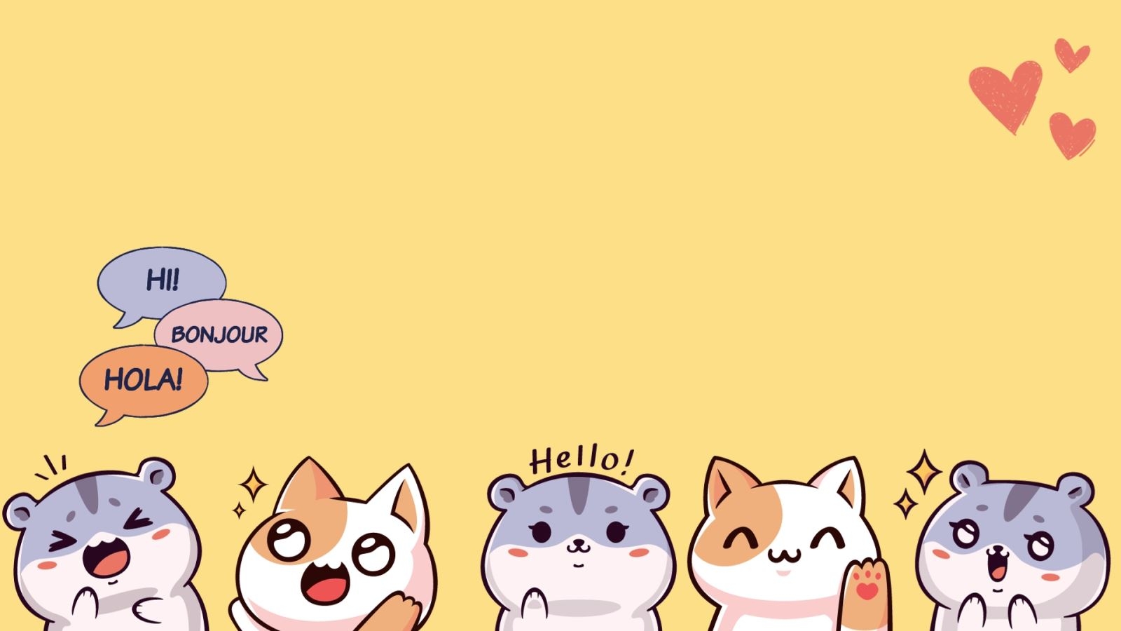 Hình nền PowerPoint dễ thương, đáng yêu 12