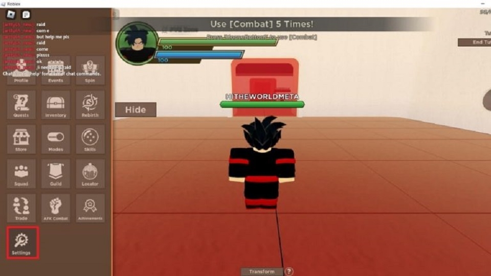 Hướng dẫn cách nhập mã code Dragon Sea bước 3