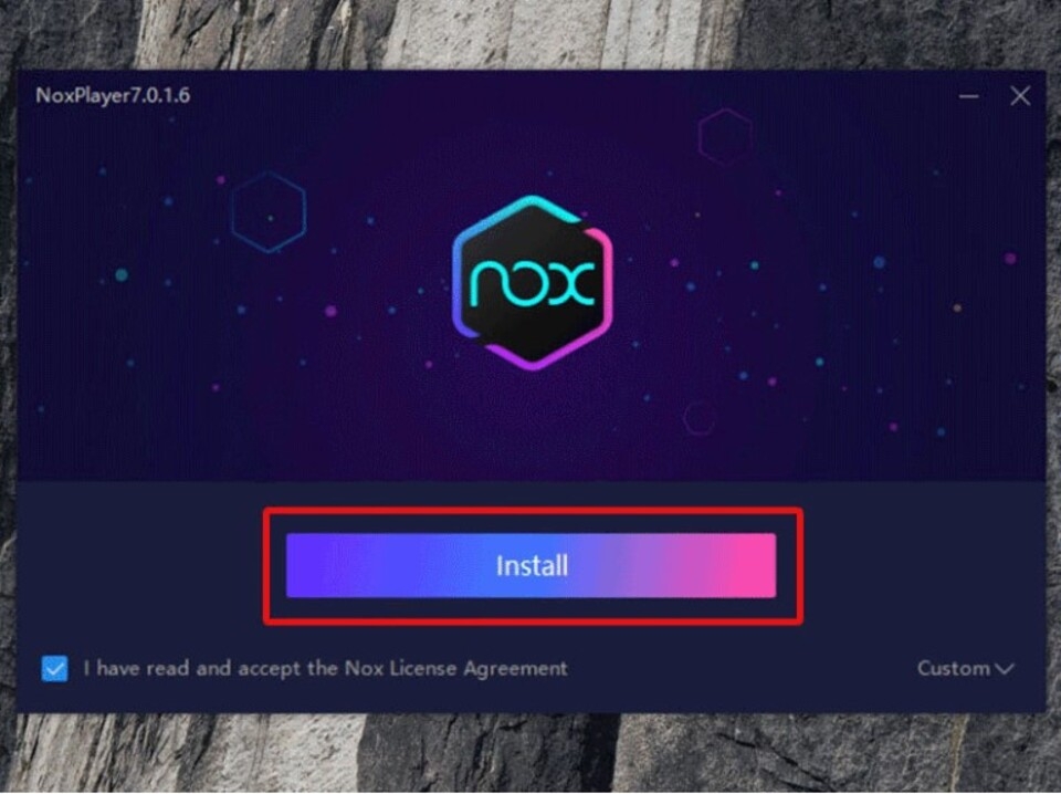 Nhấn chọn Install