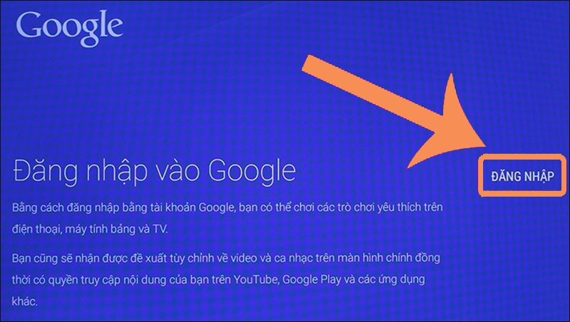 Đăng nhập tài khoản email của người dùng