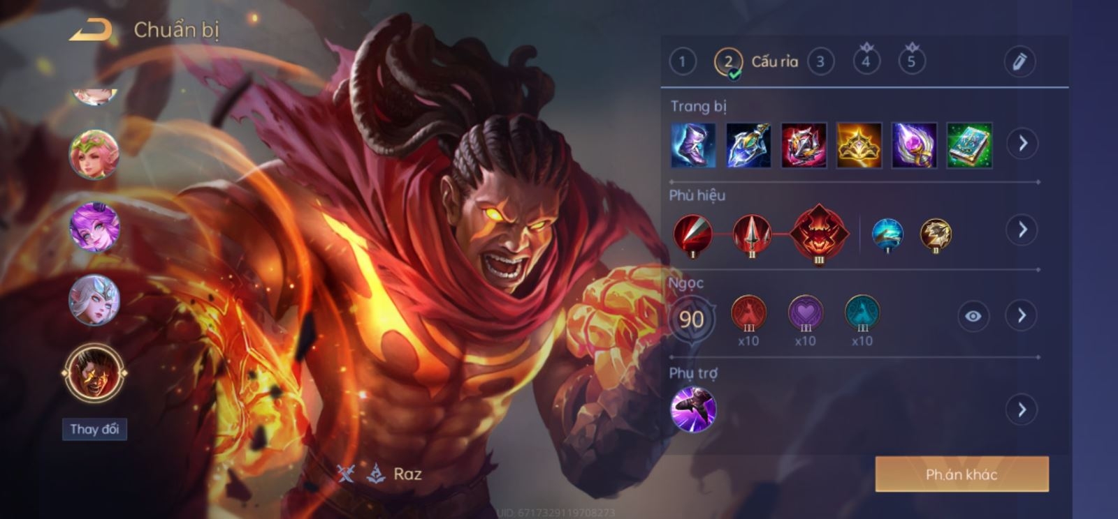 cách chơi Raz liên quân 12
