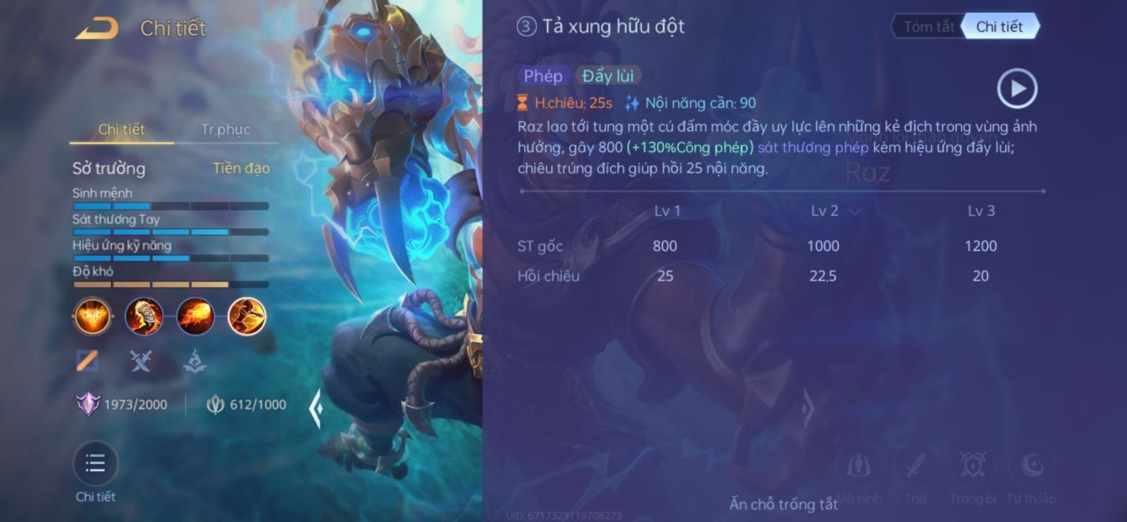 cách chơi Raz liên quân 6