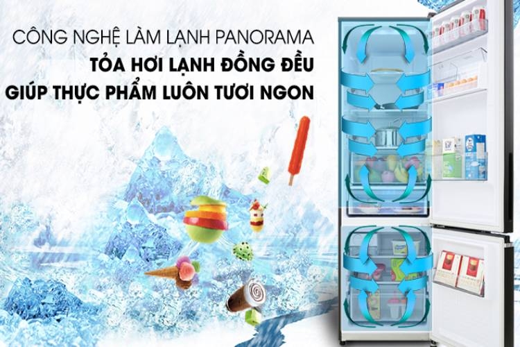 Đánh giá tủ lạnh Panasonic ngăn đông mềm Blue Ag+ có khả năng diệt khuẩn lên đến 99.99% dòng NR-BV0GKVN (hình 12)