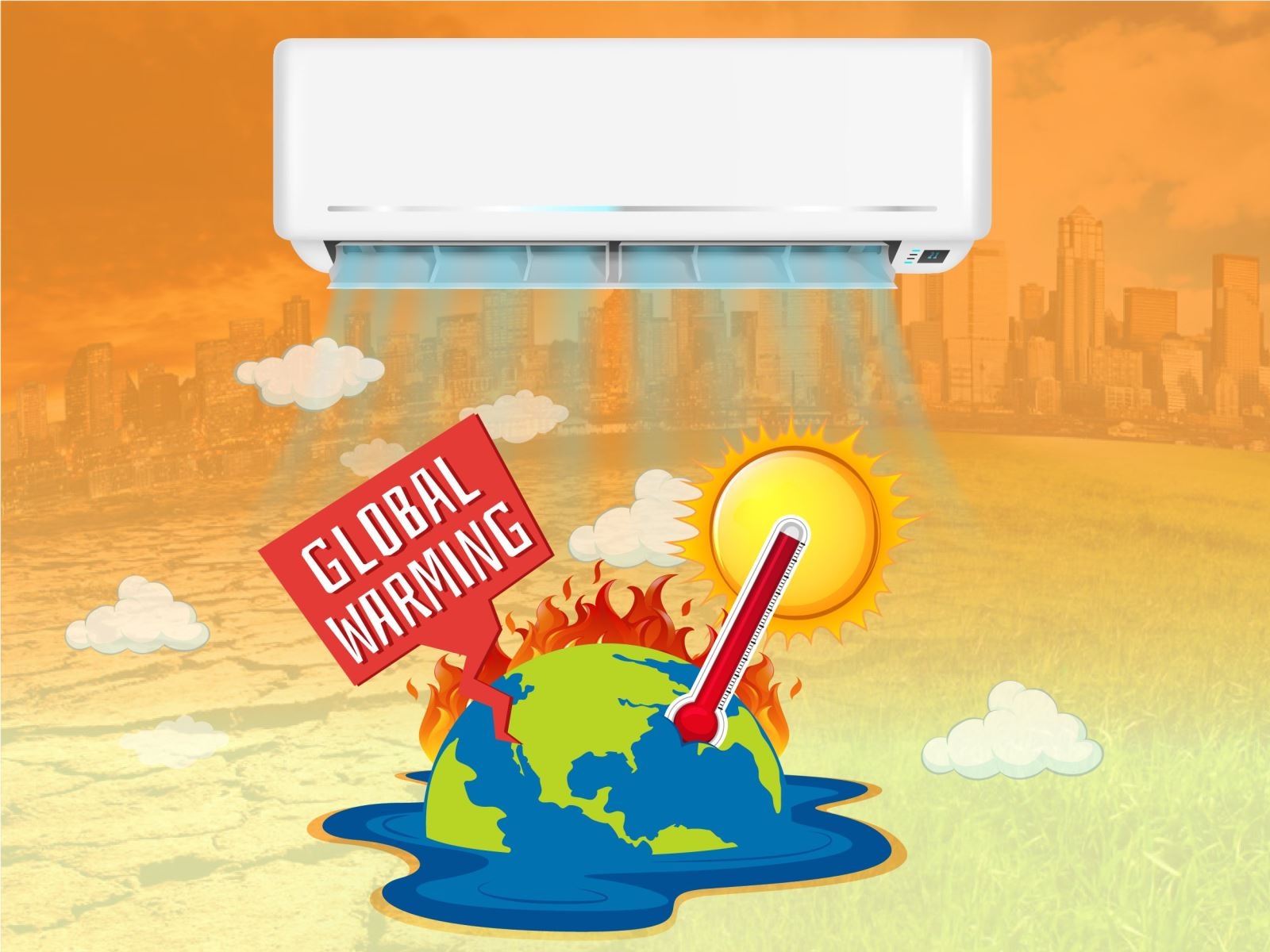 Công suất tiêu thụ tối đa trên máy lạnh ảnh hưởng đến môi trường